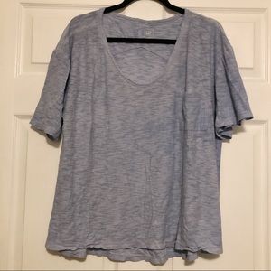 Gap Half Sleeve Relaxed Fit Shirt Blue XL